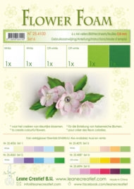 Leane Creatief Flower Foam - Blomster skum 6 farver 